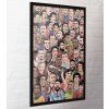 PLAKÁT 61 x 91,5 cm  LEGENDS|FOOTBALL'S GREATEST