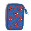 POUZDRO ŠKOLNÍ|MARVEL|SPIDER-MAN  TROJDÍLNÉ| 12,5 x 19,5 x 6,5 cm