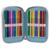 POUZDRO ŠKOLNÍ|LILO & STITCH  TROJDÍLNÉ|43 POLOŽEK|22,5 x 11 x 2