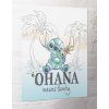 PLAKÁT 40 x 50 cm|DISNEY  LILO & STITCH|OHANA MEANS FAMILY