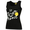 TRIČKO DÁMSKÉ|TÍLKO|TOUR DE FRANCE  LOGO|ČERNÉ|VELIKOST (M)