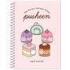 BLOK|ZÁPISNÍK A5|KROUŽKOVÁ VAZBA  WIRO|PUSHEEN|ENJOY EACH DAY