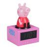 BUDÍK DIGITÁLNÍ STOLNÍ|PEPPA PIG  CHARACTER|SVÍTÍCÍ|9,5 x 16 x 8,5 cm