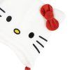 ČEPICE ZIMNÍ DĚTSKÁ|S COPÁNKY  HELLO KITTY|KITTY WITH RED BOW