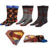 PONOŽKY PÁNSKÉ|SET 3 PÁRŮ|DC COMICS  SUPERMAN|VELIKOST EU 38-45