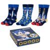 PONOŽKY PÁNSKÉ|SET 3 PÁRŮ|SONIC  THE HEDGEHOG|VELIKOST (EU 36-43)
