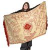 DEKA PLETENÁ|HARRY POTTER  102 x 160 cm|MARAUDER'S MAP