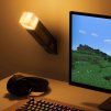 LAMPA DEKORATIVNÍ|MINECRAFT  TORCH|VÝŠKA 29 cm