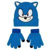 ZIMNÍ SET2 DĚTSKÝ|ČEPICE & RUKAVICE  SONIC THE HEDGEHOG|FACE