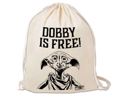 PYTLÍK GYM BAG|HARRY POTTER  DOBBY IS FREE!|35 x 44 cm