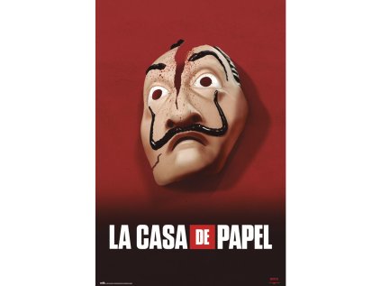 PLAKÁT 61 x 91,5 cm|NETFLIX  LA CASA DE PAPEL|MASK