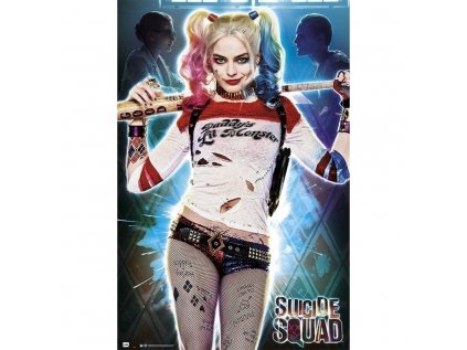 PLAKÁT 61 x 91,5 cm|DC COMICS  SIUCIDE SQUAD|HARLEY QUINN