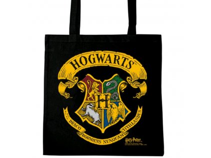 TAŠKA SHOPPING|HARRY POTTER  HOGWARTS LOGO|38 x 42 cm