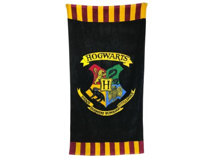 RUČNÍK OSUŠKA|HARRY POTTER  HOGWARTS|STRIPES|75 x 150 cm