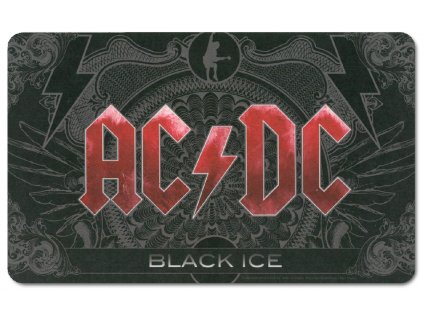 PROSTÍRÁNÍ NA STŮL|AC/DC  BLACK ICE|23 x 14 cm