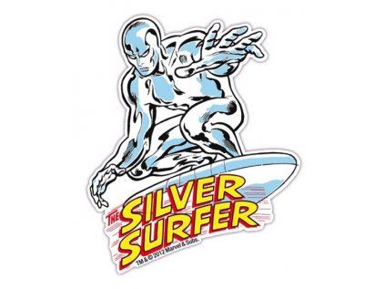MAGNET KOVOVÝ 7 x 5 cm  MARVEL|SILVER SURFER