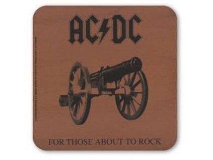 TÁCKY POD SKLENICE|BALENÍ 6 KUSŮ  AC/DC|FOR THOSE ABOUT TO ROCK