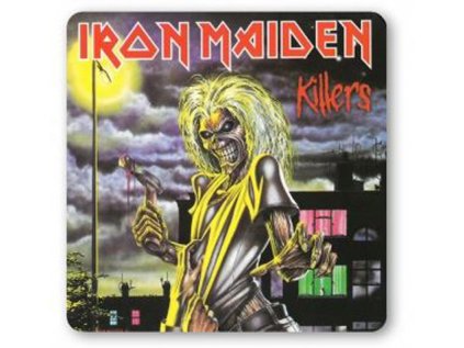 TÁCKY POD SKLENICE|BALENÍ 6 KUSŮ  IRON MAIDEN|KILLERS (10 x 10 cm)