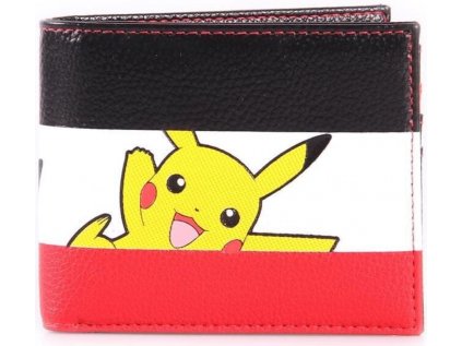 PENĚŽENKA OTEVÍRACÍ|POKÉMON  PIKACHU & STRIPES|10 x 9 x 2 cm