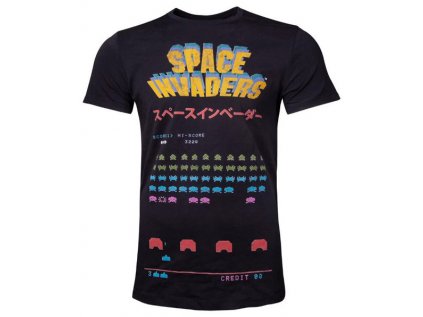 TRIČKO PÁNSKÉ/SPACE INVADERS  LEVEL/ČERNÉ