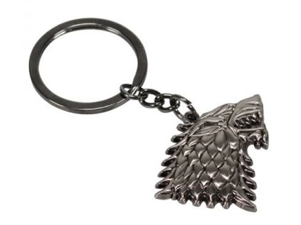 PŘÍVĚSEK NA KLÍČE|GAME OF THRONES  STARK|4 x 3 cm