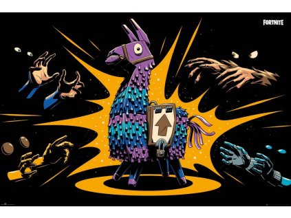 PLAKÁT 61 x 91,5 cm|FORTNITE  LOOT LLAMA