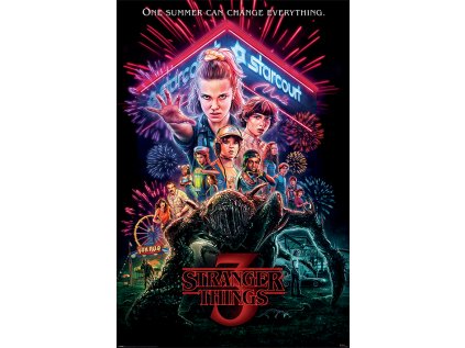 PLAKÁT 61 x 91,5 cm|STRANGER THINGS  SEASON 3|SUMMER OF 85