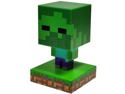 FIGURKA SVÍTÍCÍ|MINECRAFT  ZOMBIE|VÝŠKA 10 cm