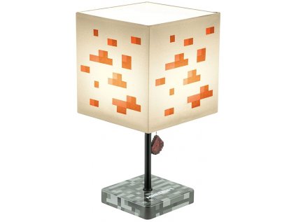 LAMPA STOLNÍ|MINECRAFT  REDSTONE|USB|LED|VÝŠKA 35,5 cm