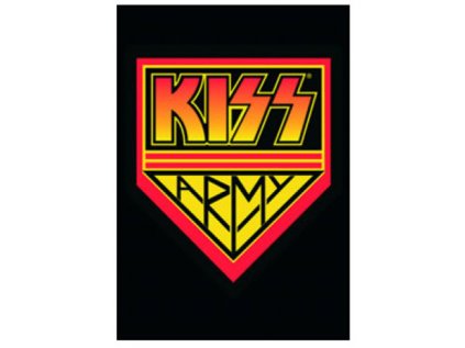 POHLEDNICE A6|KISS  ARMY LOGO|15 x 10,5 cm