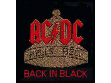 NÁŠIVKA|AC/DC  BACK IN BLACK|HELLS BELLS