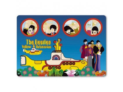 PODLOŽKA POD MYŠ K POČÍTAČI  BEATLES|YELLOW SUBMARINE