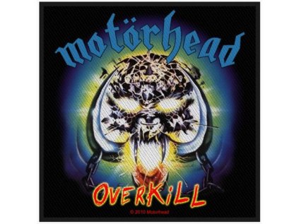 NÁŠIVKA|MOTÖRHEAD  OVERKILL|SQUARE