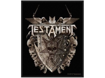 NÁŠIVKA|TESTAMENT  SHIELD|SQUARE