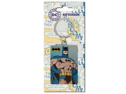 PŘÍVĚSEK NA KLÍČE|DC COMICS  BATMAN|4 x 6 cm|KOVOVÝ