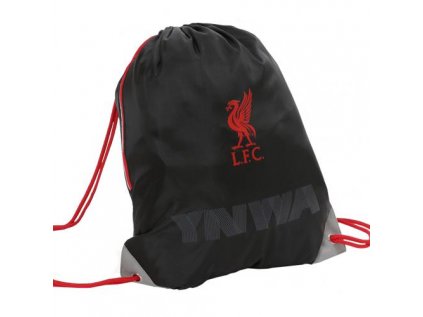 PYTLÍK GYM BAG|LIVERPOOL FC  45 x 36 cm|ZNAK LIVERBIRD|ČERNÝ