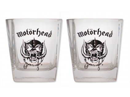 SKLENICE NA WHISKY|MOTÖRHEAD  250 ml|LOGO|SET 2 KUSŮ