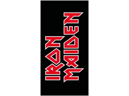 RUČNÍK OSUŠKA|IRON MAIDEN  LOGO|150 x 75 cm