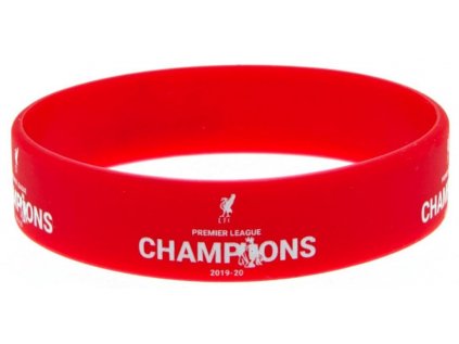 NÁRAMEK SILIKONOVÝ|LIVERPOOL FC  CHAMPIONS|ČERVENÝ|PRŮMĚR 7 cm