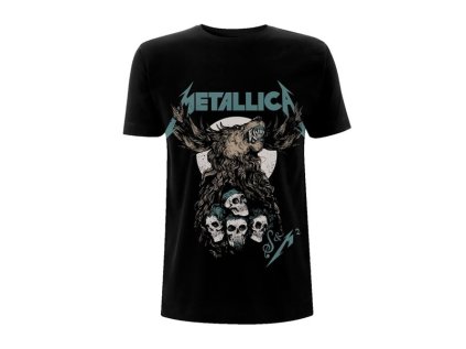 TRIČKO PÁNSKÉ|METALLICA  S&M2 SKULLS|ČERNÉ