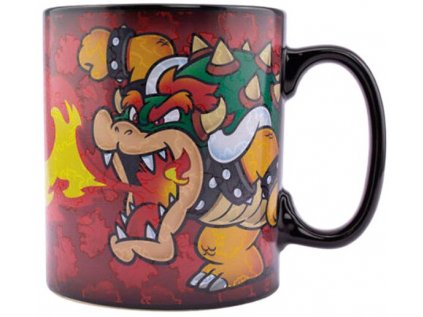 HRNEK PROMĚŇOVACÍ|NINTENDO  550 ml|SUPER MARIO|BOWSER