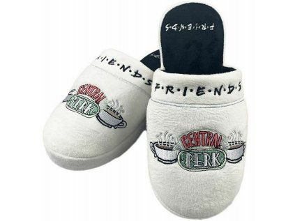 TREPKY NAZOUVACÍ UNISEX|FRIENDS  CENTRAL PERK|BÍLÉ|EU 38-41