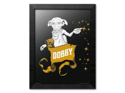 PLAKÁT V RÁMU 30 x 40 cm  HARRY POTTER|DOBBY