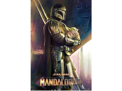 PLAKÁT 61 x 91,5 cm|STAR WARS  THE MANDALORIAN|CLAN OF TWO