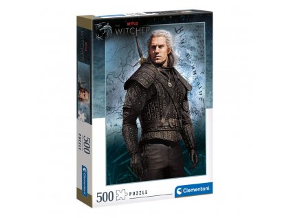 PUZZLE 500 KUSŮ|THE WITCHER  GERALT OF RIVIA|36 x 49 cm