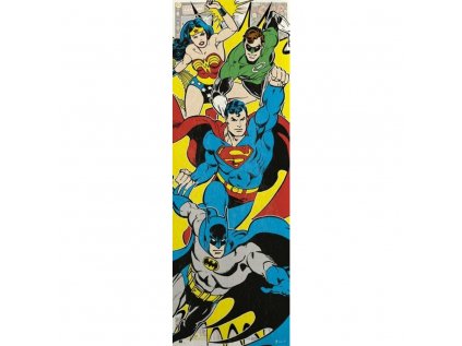 PLAKÁT 53 x 158 cm|DC COMICS  SUPERHEROES