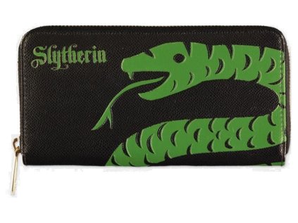 PENĚŽENKA DÁMSKÁ|PSANÍČKO  HARRY POTTER|SLYTHERIN|19 x 10 cm