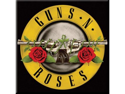 MAGNET KOVOVÝ 7,6 x 7,6 cm  GUNS'N'ROSES|BULLET