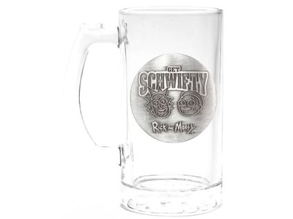 SKLENICE KORBEL|RICK AND MORTY  500 ml|GET SCHWIFTY