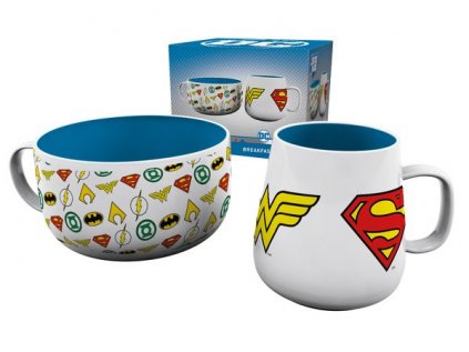 KERAMICKÝ SET|DC COMICS  HRNEK 385 ml|MISKA 858 ml